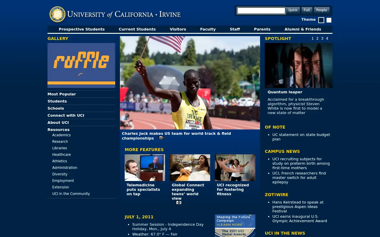 uci.edu on July 1, 2011