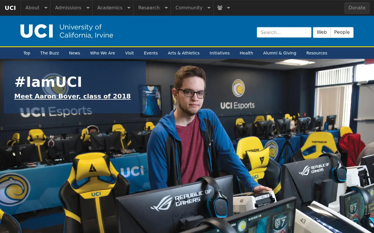 uci.edu in 2018