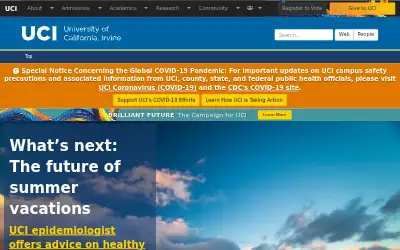 uci.edu in 2020