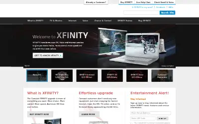 xfinity.com in 2010