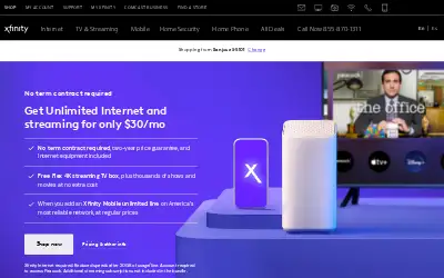 xfinity.com in 2022
