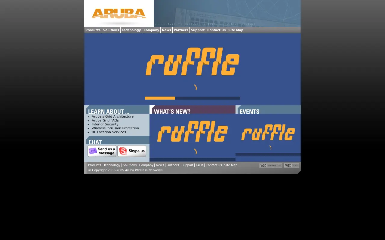 arubanetworks.com in 2005