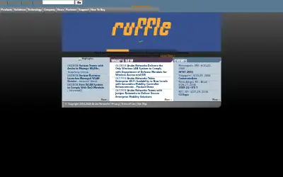 arubanetworks.com in 2006