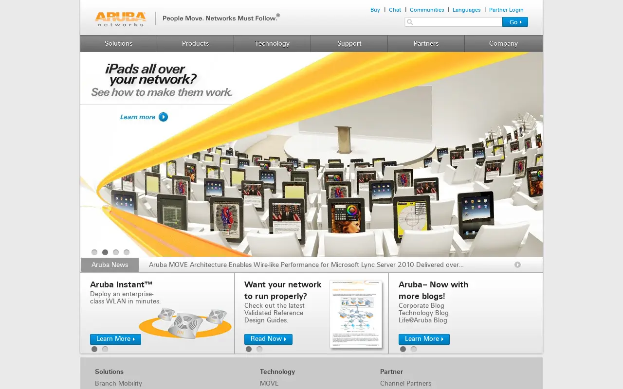 arubanetworks.com in 2011