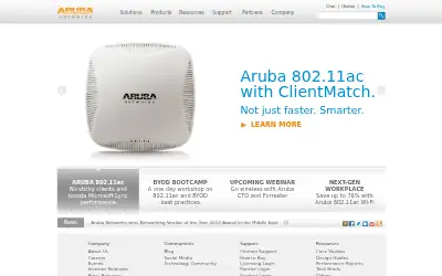 arubanetworks.com in 2013