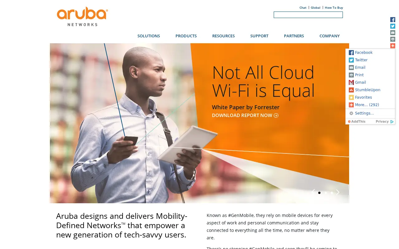 arubanetworks.com in 2014