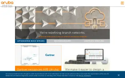 arubanetworks.com in 2018