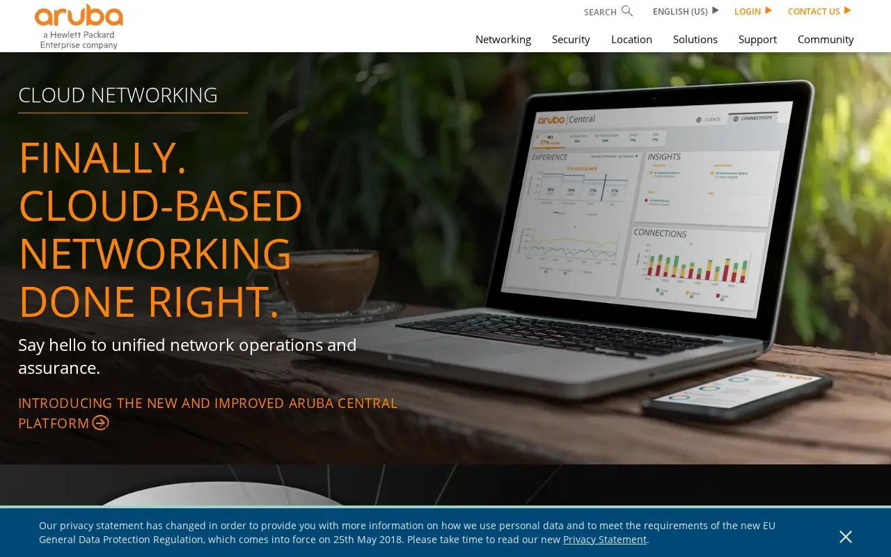 arubanetworks.com in 2019