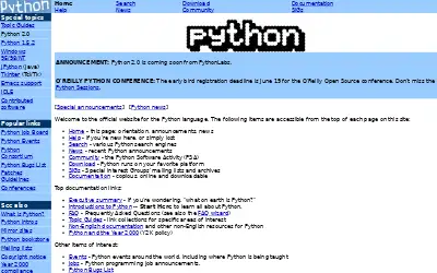 python.org in 2000