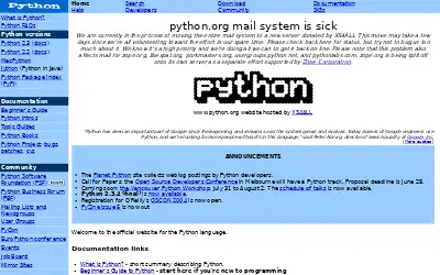 python.org in 2004