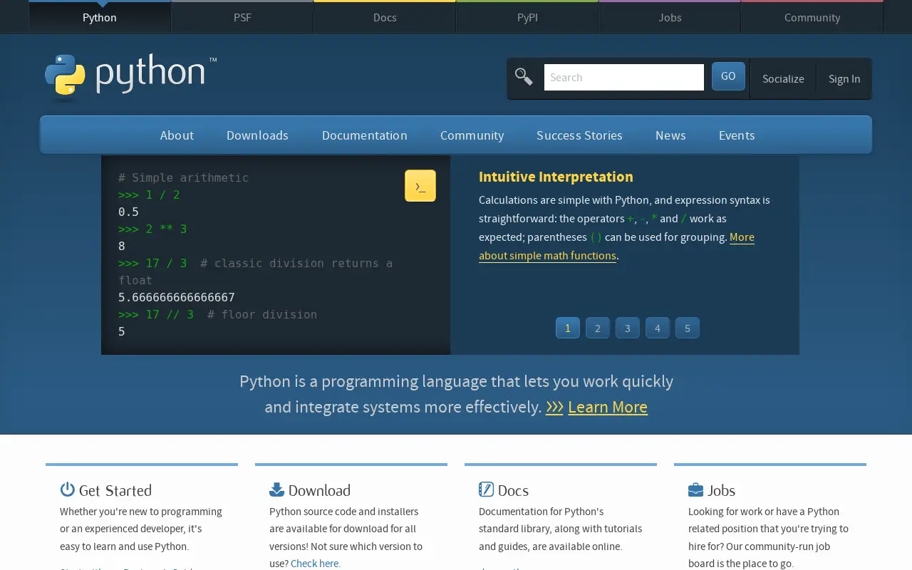 python.org on June 30, 2014
