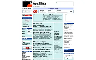 repubblica.it in 2000