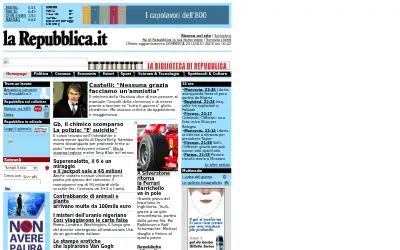 repubblica.it in 2003