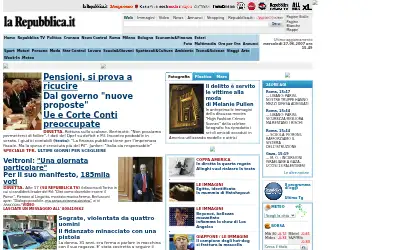repubblica.it in 2007
