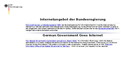 bund.de in 1999