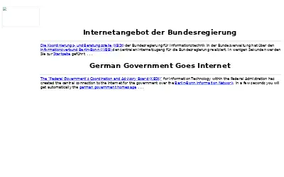 bund.de in 2000