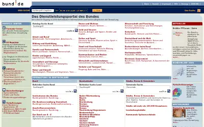 bund.de in 2003