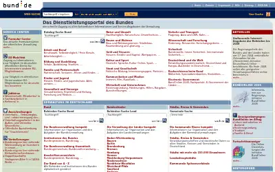 bund.de in 2004