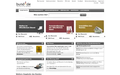 bund.de in 2011