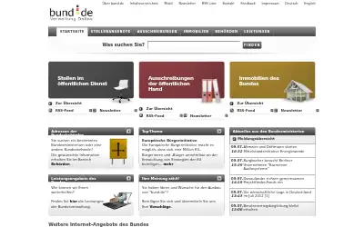 bund.de in 2012
