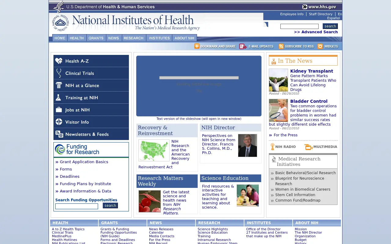 nih.gov on July 1, 2010