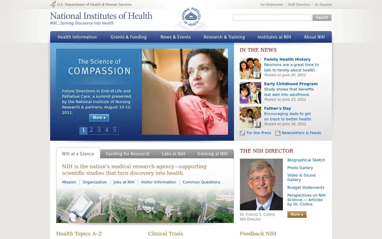 nih.gov in 2011