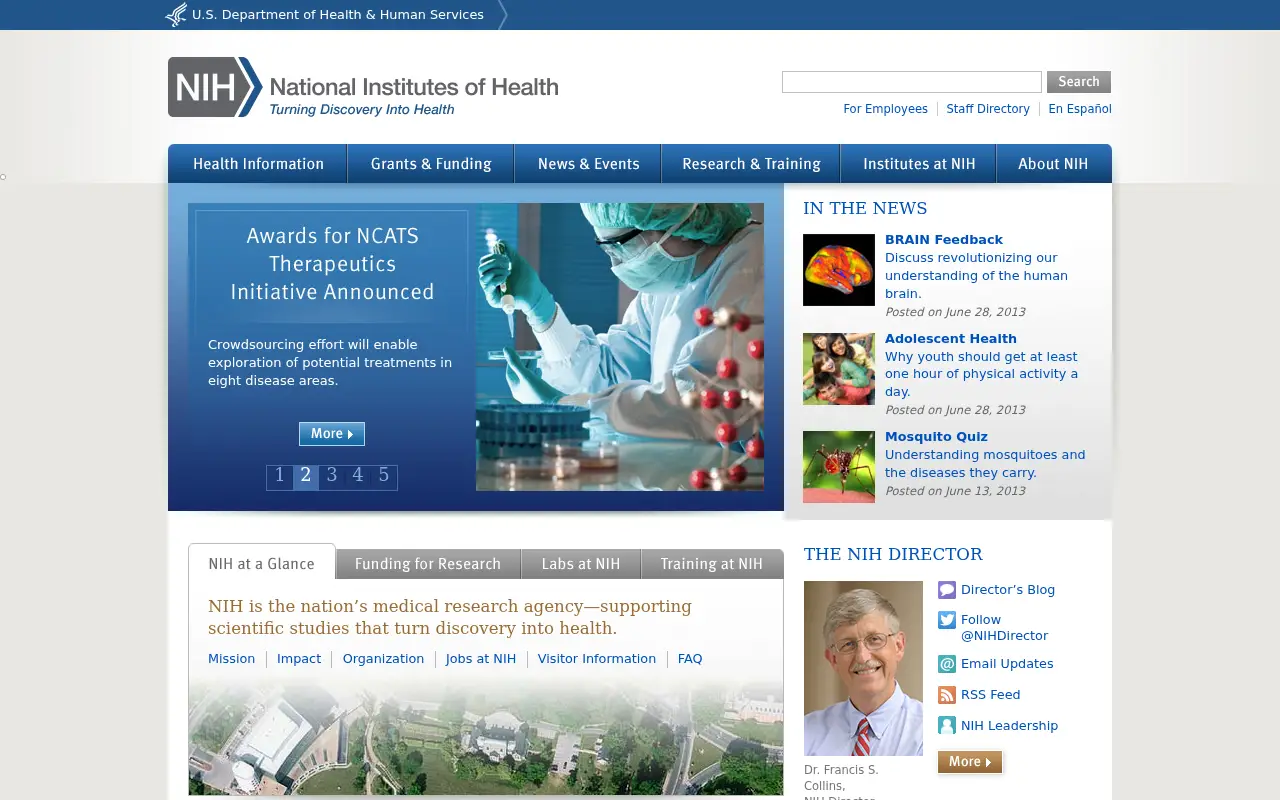 nih.gov in 2013