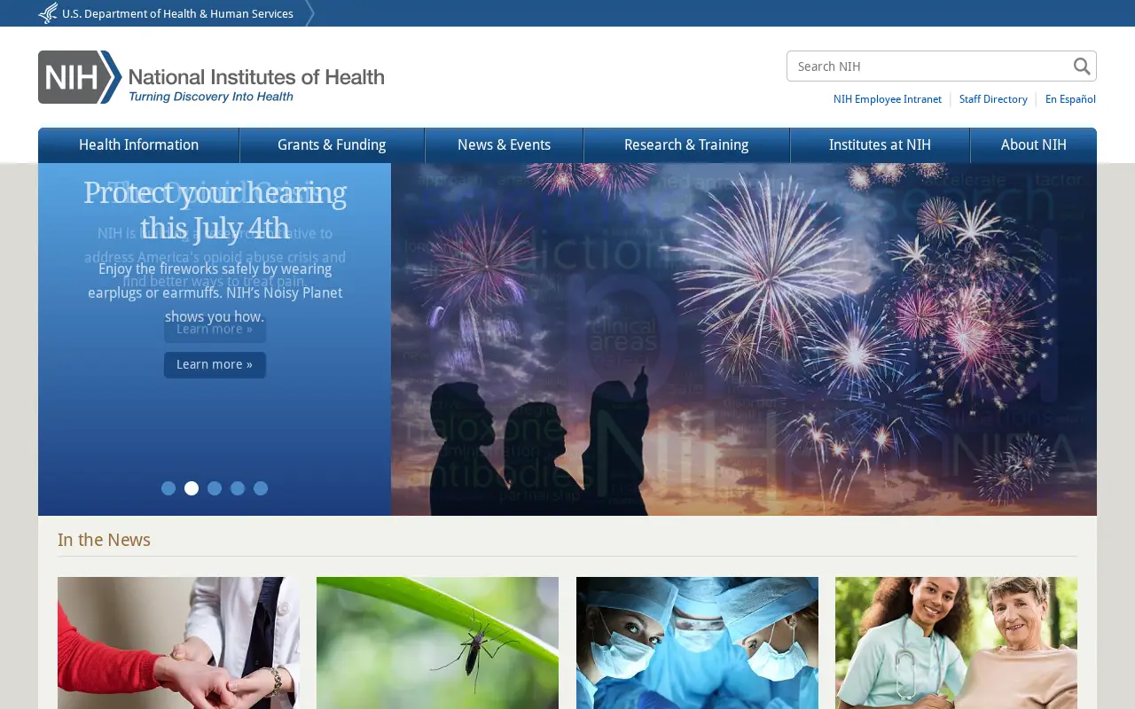 nih.gov in 2017
