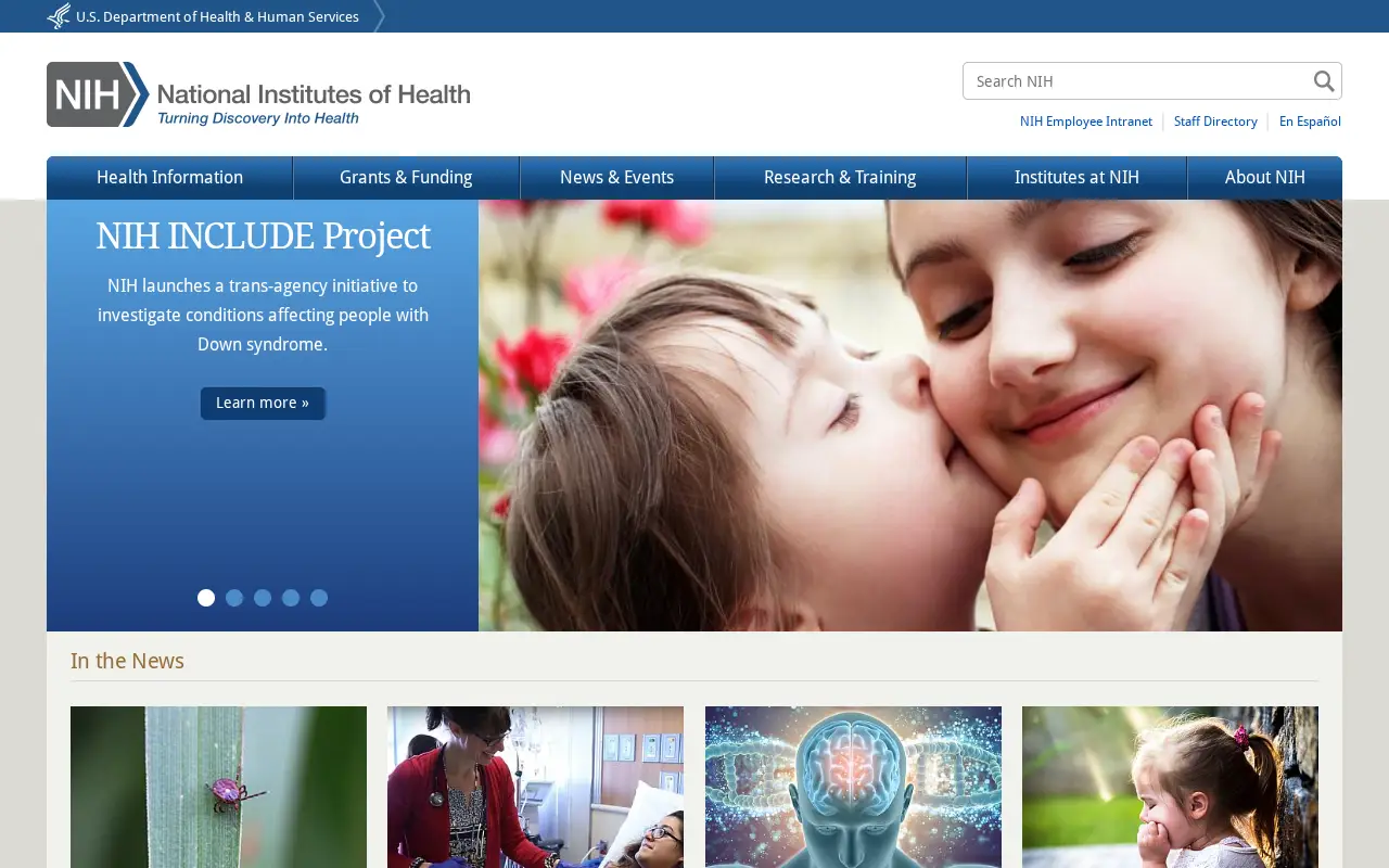 nih.gov in 2018
