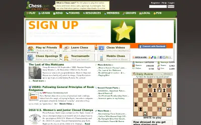 chess.com in 2010