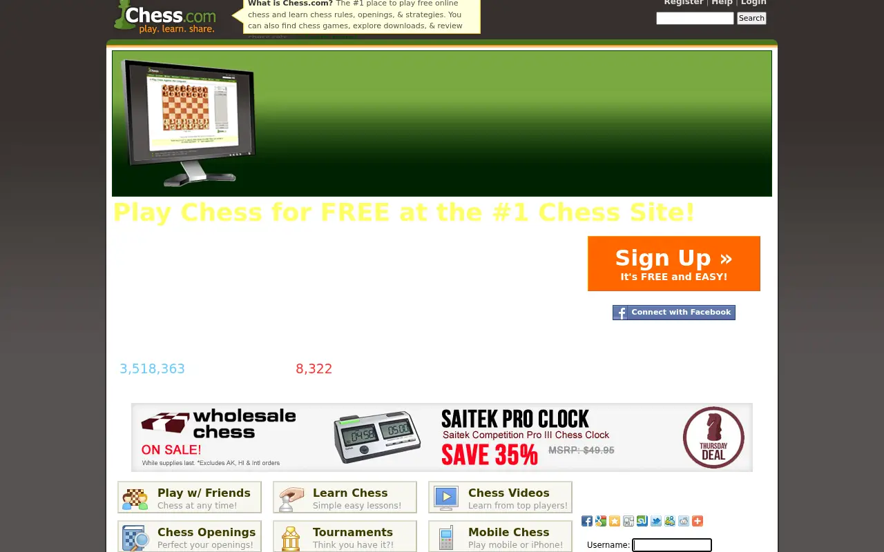 chess.com in 2011