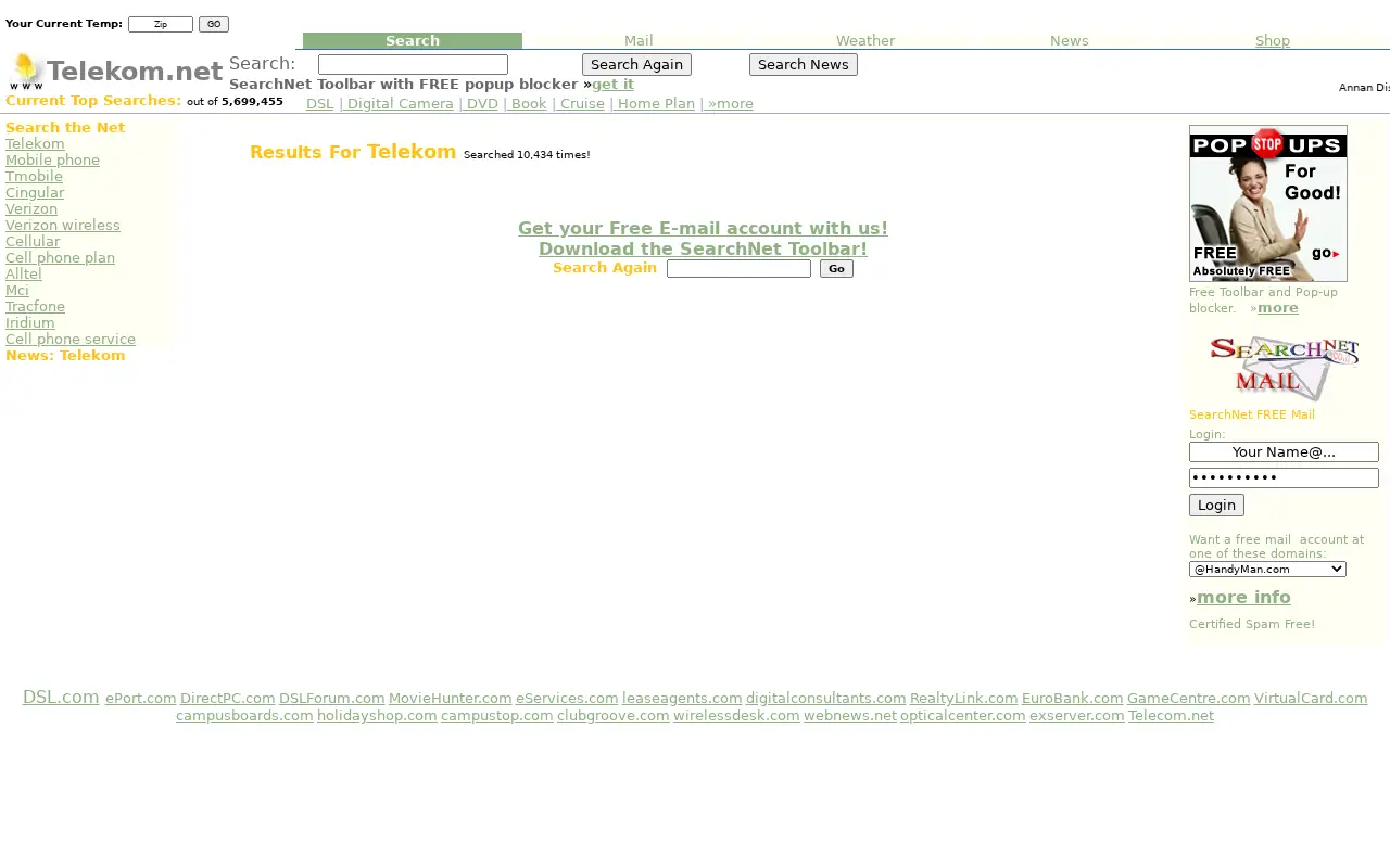 telekom.net in 2005