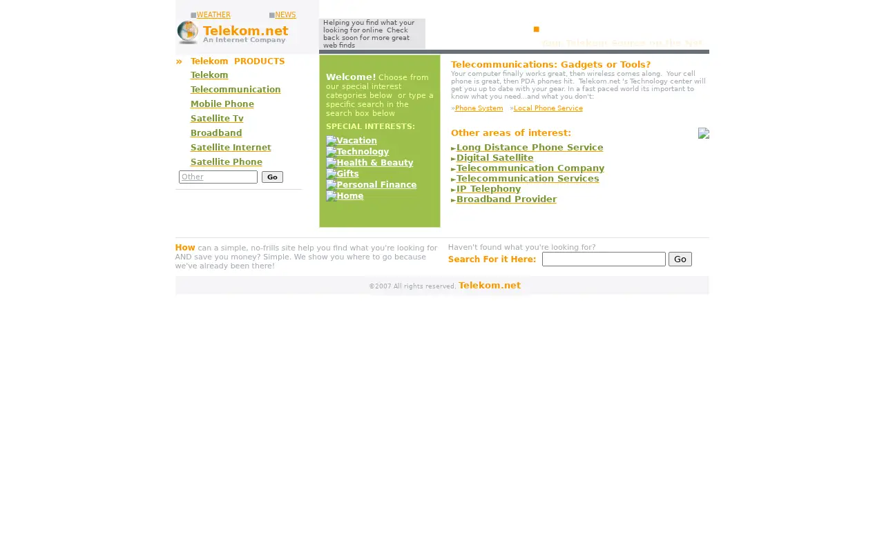 telekom.net in 2007