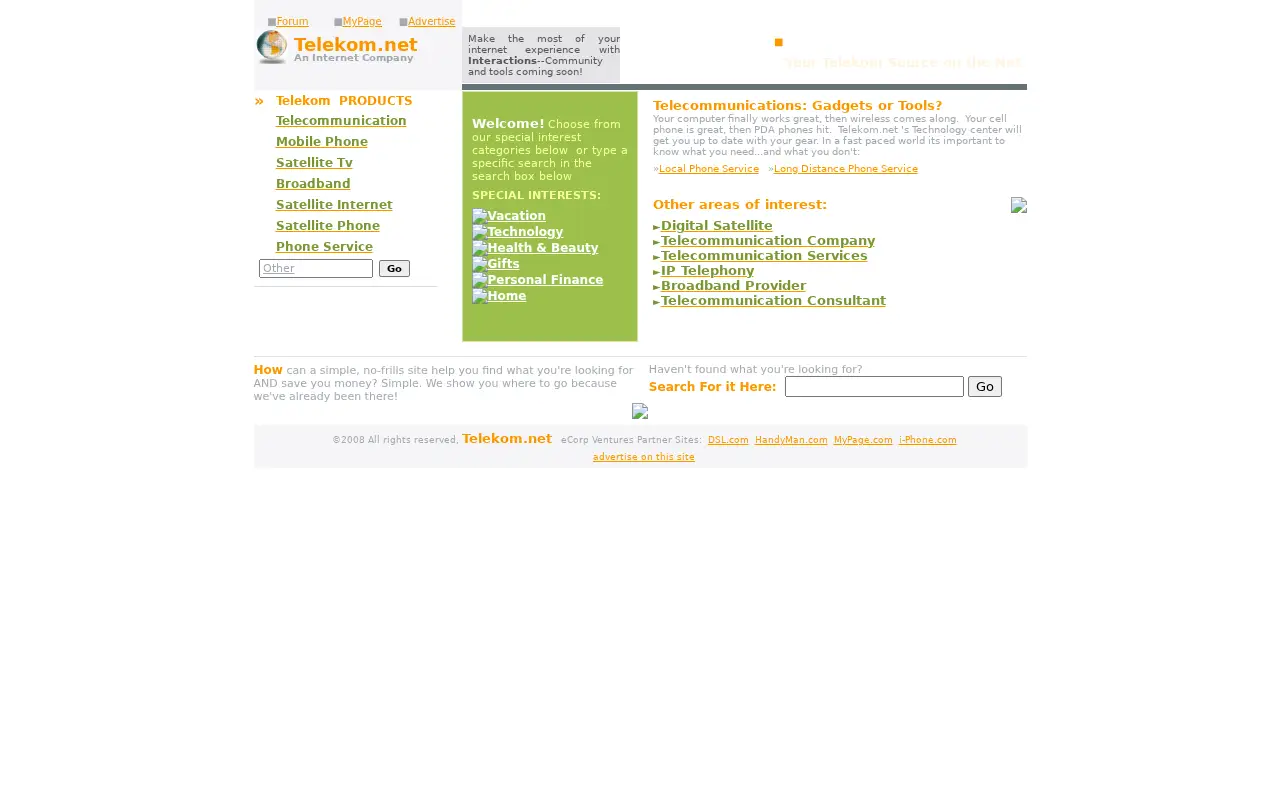 telekom.net in 2008