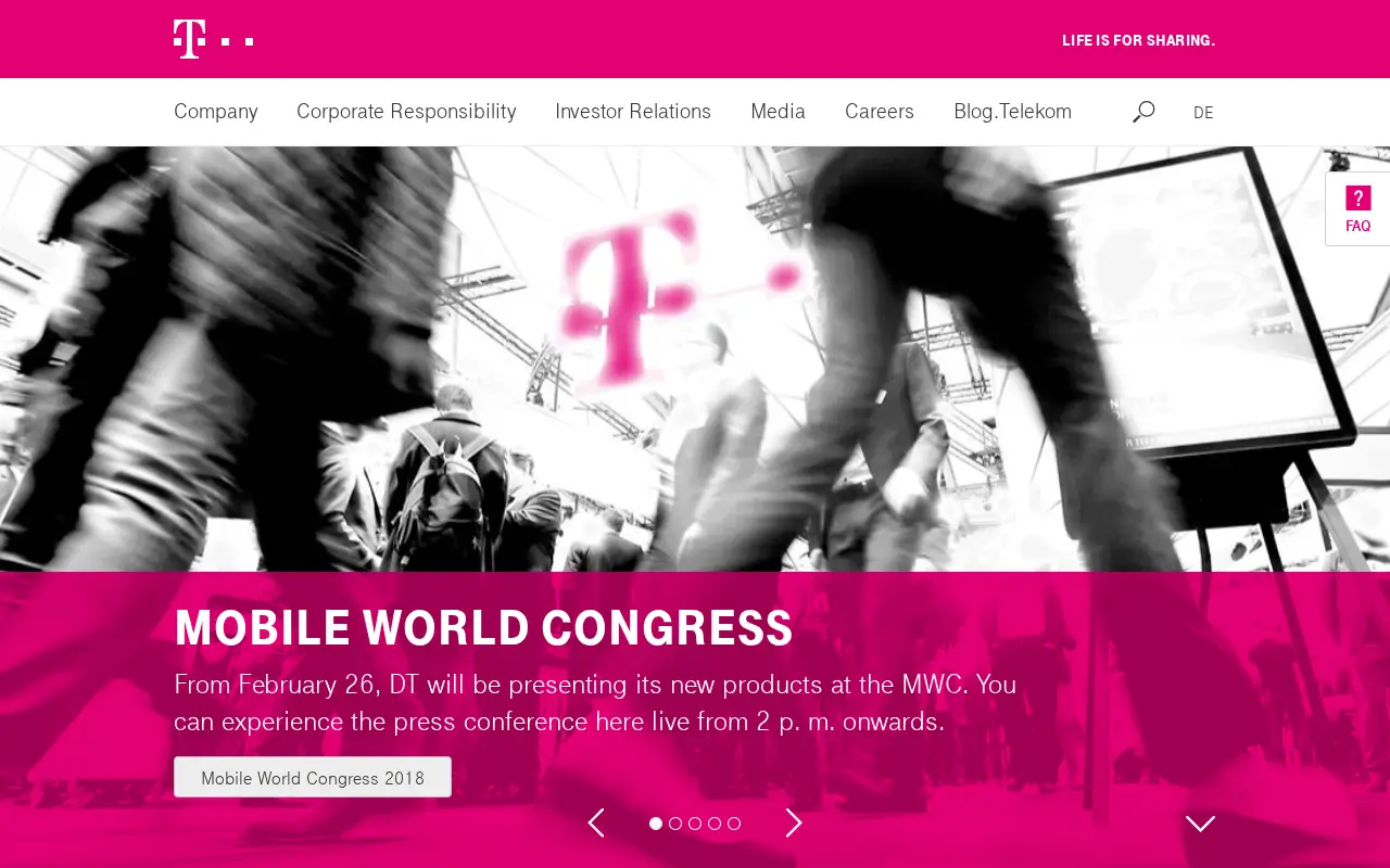 telekom.net in 2018