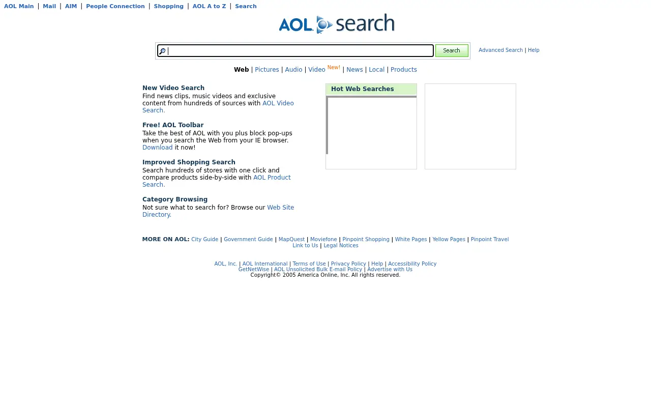 aolsearch.com in 2005