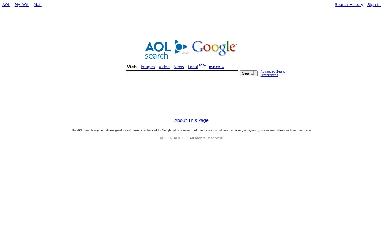 aolsearch.com in 2007