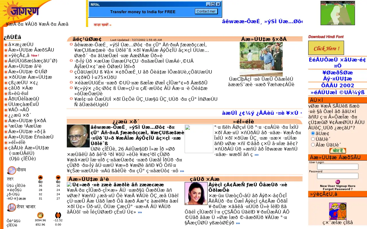 jagran.com in 2002