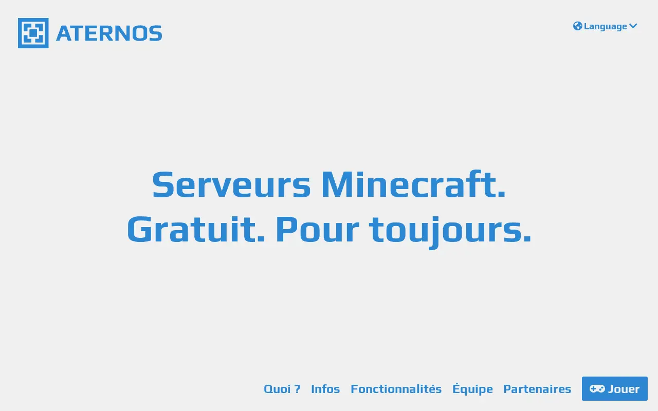 aternos.org in 2019
