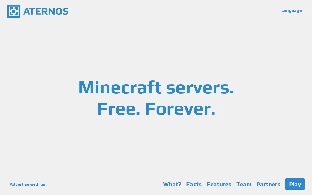 aternos.org in 2020