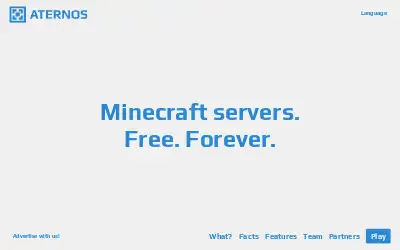 aternos.org in 2020