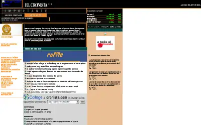 cronista.com in 2001