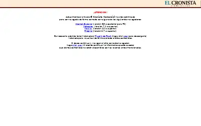 cronista.com in 2005
