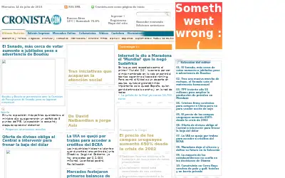 cronista.com in 2010