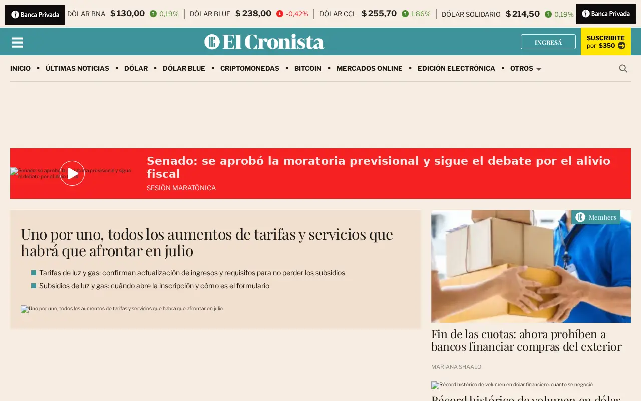 cronista.com in 2022