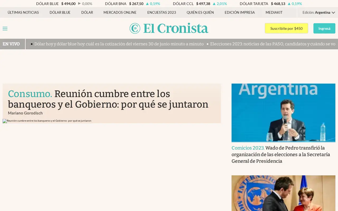 cronista.com in 2023