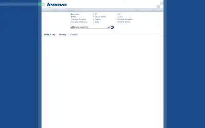 lenovo.com in 2005