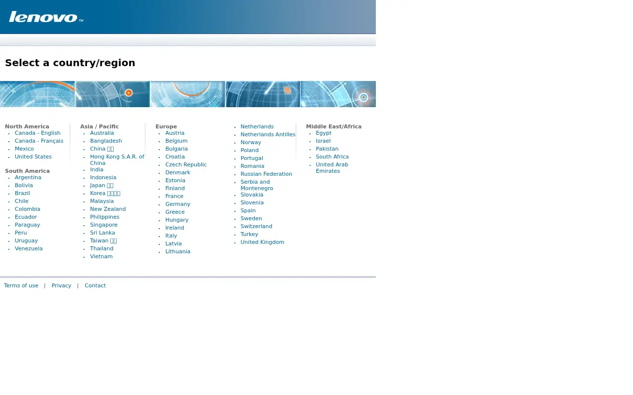lenovo.com in 2006