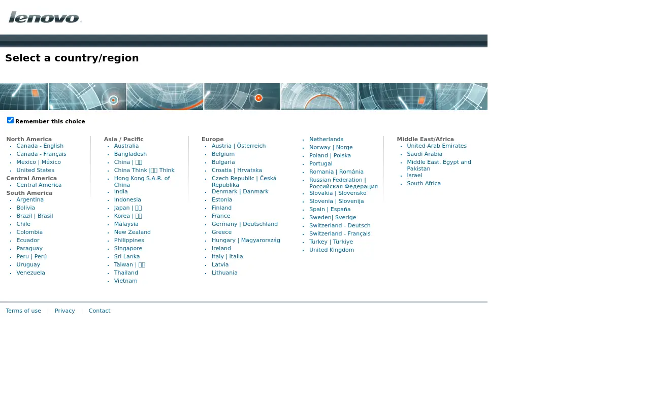 lenovo.com in 2009