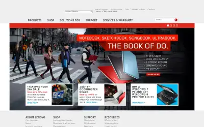 lenovo.com in 2012